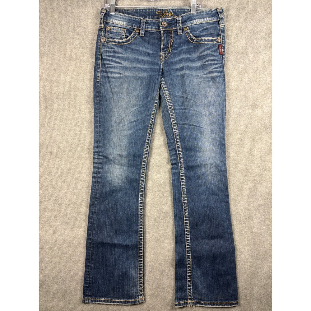 Silver Jeans Berkley Surplus‎ Bootcut Embroidered Flap Pocket W32 L33 (34x33)